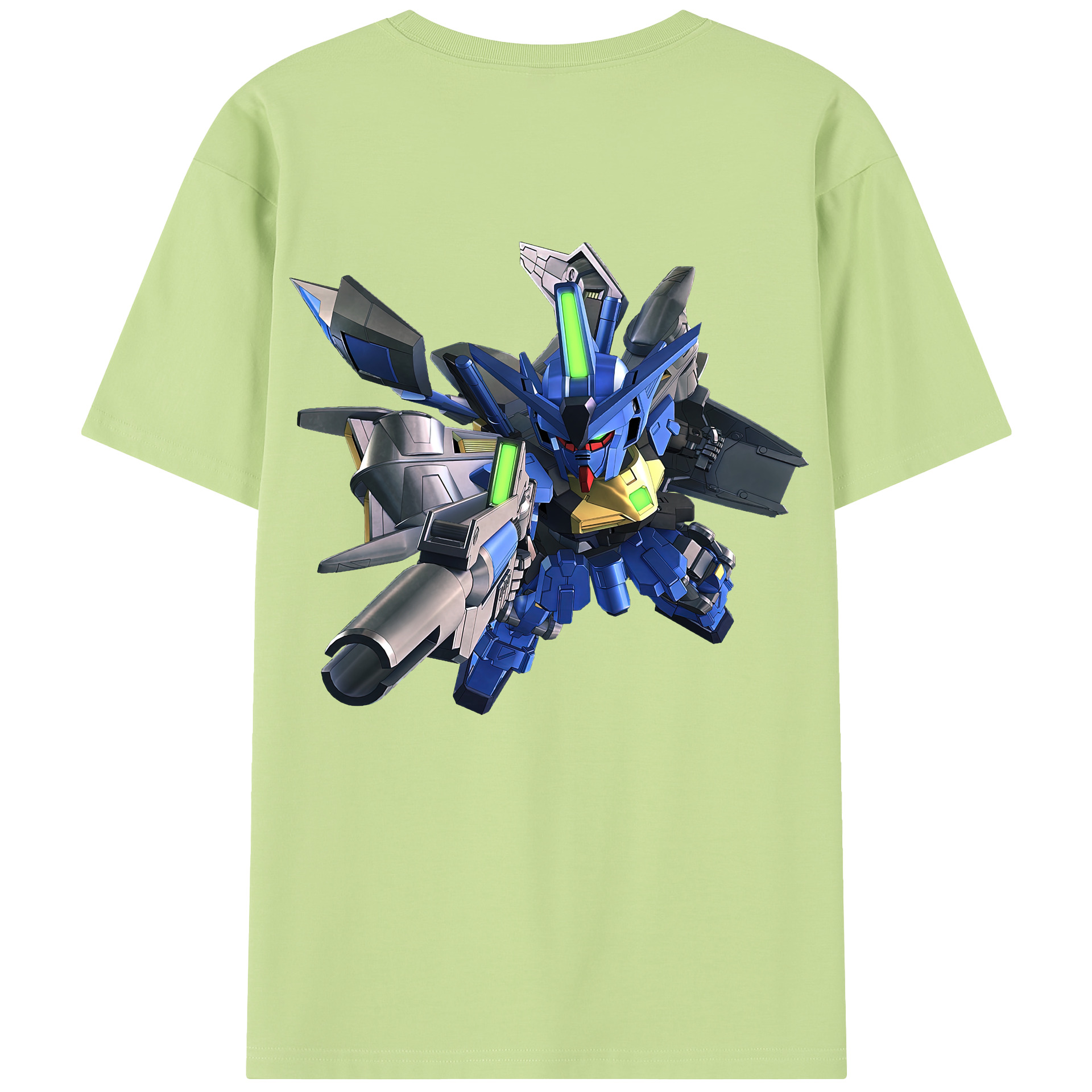 （画像用） 機動戦士ガンダム Mobile Suit Gundam 綿100％半袖Tシャツ（背面プリント）